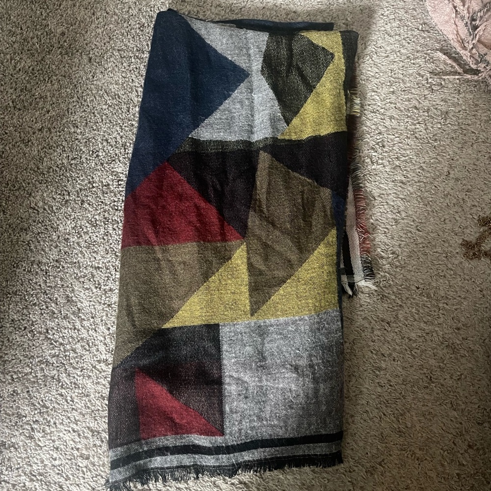 Muted color scarf